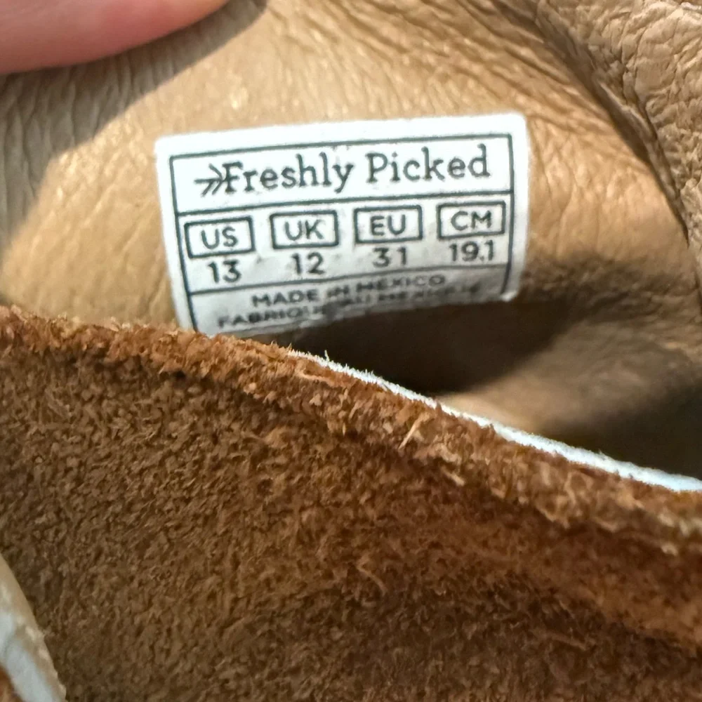 Freshly Picked Brown Kids Boots Size 13‎
